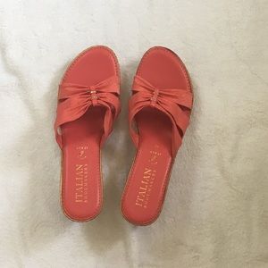 Made in Italy slip on sandals